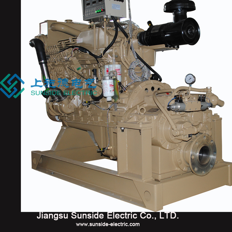 2200 fordulat / perc 150hp generátor beállítja a motort